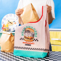 Japan Mofusand Eco Shopping Bag - Mofusand Diner Cheese Burger Fries Cat - 2