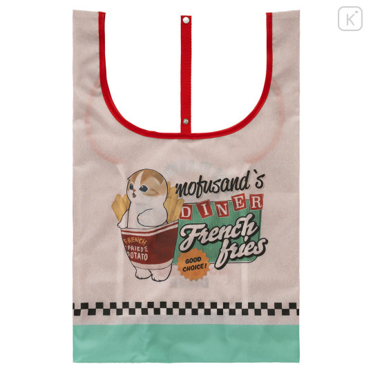 Japan Mofusand Eco Shopping Bag - Mofusand Diner Cheese Burger Fries Cat - 5