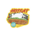 Japan Mofusand Vinyl Sticker - Mofusand Diner Hot Dog Cat - 1