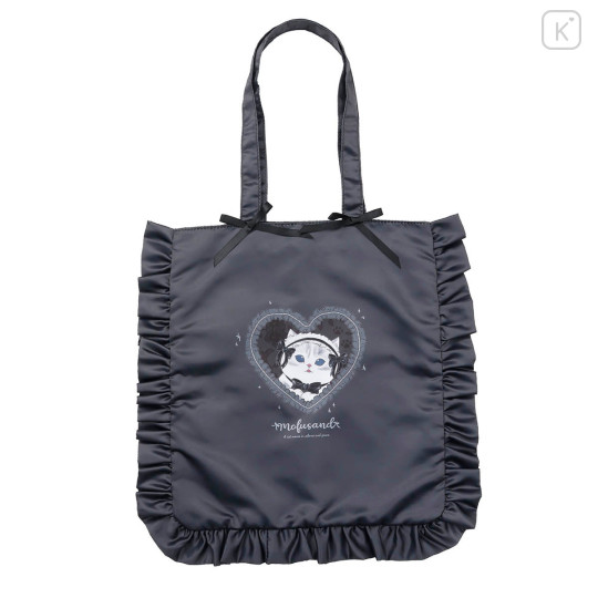 Japan Mofusand Frill Tote Bag - Ballet Core Black - 1