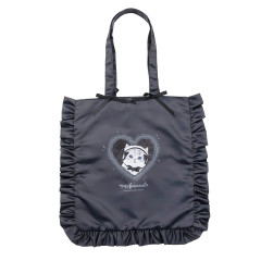 Japan Mofusand Frill Tote Bag - Ballet Core Black
