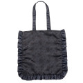Japan Mofusand Frill Tote Bag - Ballet Core Black - 5