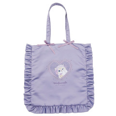 Japan Mofusand Frill Tote Bag - Ballet Core Purple