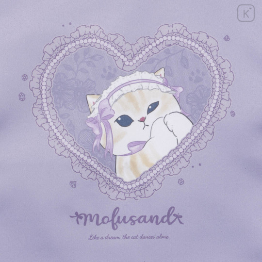 Japan Mofusand Frill Tote Bag - Ballet Core Purple - 4