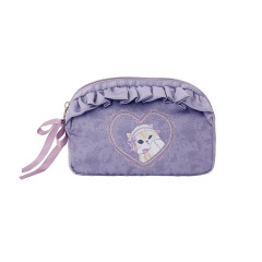Japan Mofusand Frill Cosmetic Pouch - Ballet Core Purple