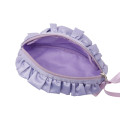 Japan Mofusand Frill Cosmetic Pouch - Ballet Core Purple - 7