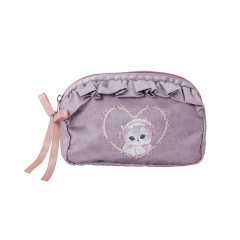 Japan Mofusand Frill Cosmetic Pouch - Ballet Core Purple Pink