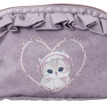 Japan Mofusand Frill Cosmetic Pouch - Ballet Core Purple Pink - 4