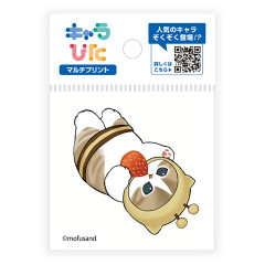 Japan Mofusand Charapita Iron Print Mini - Cat : Bee Nyan Strawberry