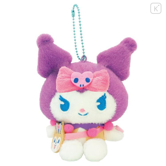 Japan Sanrio Mascot Holder - Kuromi : Retro Japanese Candy Kuppy Ramune - 1