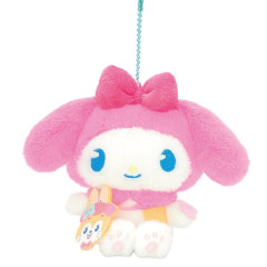 Japan Sanrio Mascot Holder - My Melody : Retro Japanese Candy Kuppy Ramune