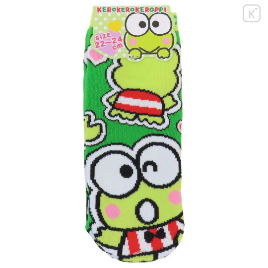 Japan Sanrio Socks - Keroppi : Say Hi - 1