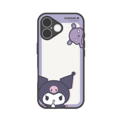 Japan Sanrio IIIIfit Plump Frame iPhone 17 Case - Kuromi