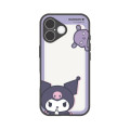 Japan Sanrio IIIIfit Plump Frame iPhone 17 Case - Kuromi - 1