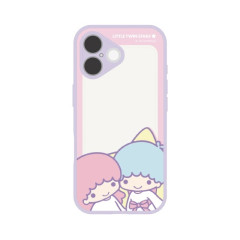 Japan Sanrio IIIIfit Plump Frame iPhone 17 Case - Little Twin Stars