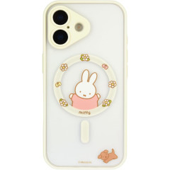 Japan Miffy IIIIfit Plump Frame iPhone 17 Case with MagSafe - Flower