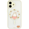 Japan Miffy IIIIfit Plump Frame iPhone 17 Case with MagSafe - Flower - 1