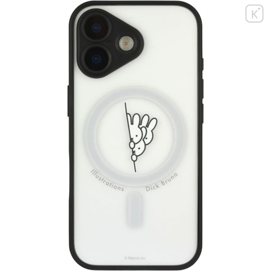 Japan Miffy IIIIfit Plump Frame iPhone 17 Case with MagSafe - Peeking Out - 1