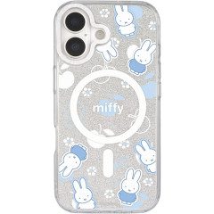 Japan Miffy Camera Frame iPhone 17 Case with MagSafe - Flower Blue