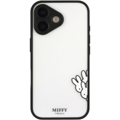Japan Miffy IIIIfit Plump Frame iPhone 17 Case - Miffy : Peeking Out