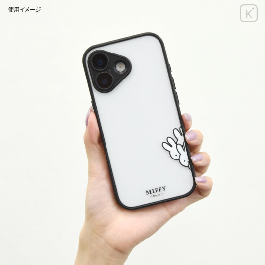 Japan Miffy IIIIfit Plump Frame iPhone 17 Case - Miffy : Peeking Out - 5