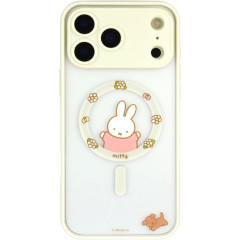 Japan Miffy IIIIfit Plump Frame iPhone 17 Pro Max Case with MagSafe - Flower
