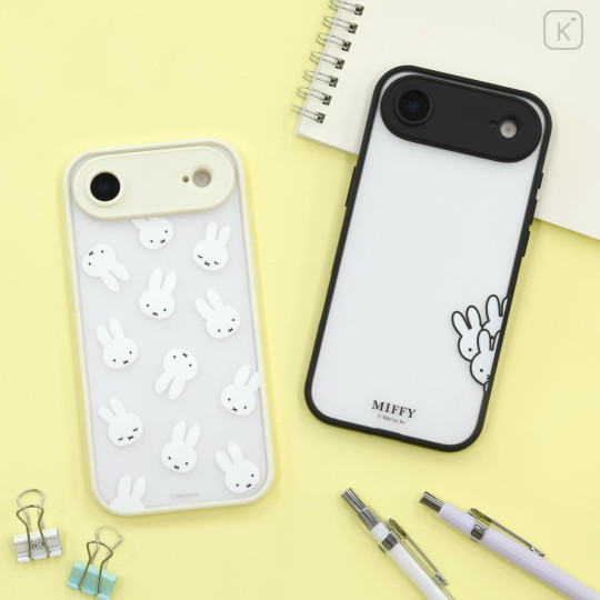 Japan Miffy IIIIfit Plump Frame iPhone Air Case - Miffy : Peeking Out - 6