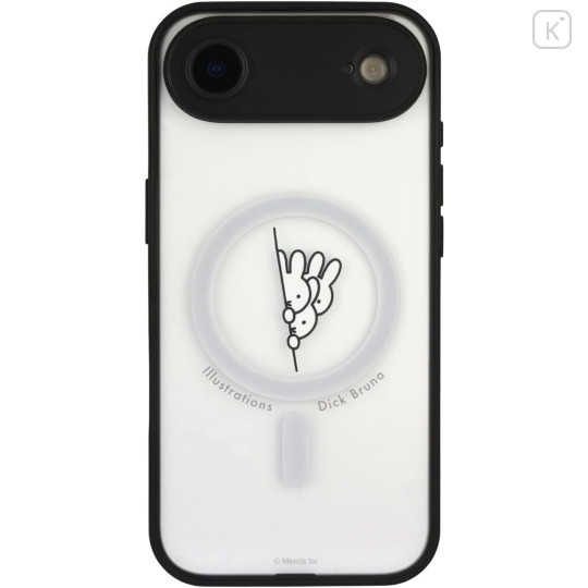 Japan Miffy IIIIfit Plump Frame iPhone Air Case with MagSafe - Miffy : Peeking Out - 1