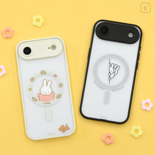 Japan Miffy IIIIfit Plump Frame iPhone Air Case with MagSafe - Miffy : Peeking Out - 6