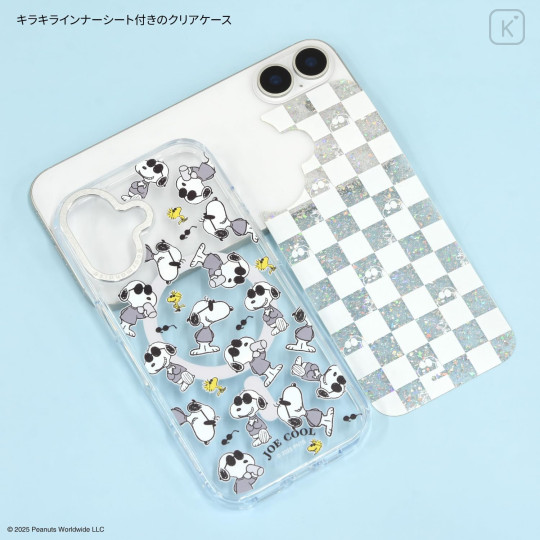 Japan Peanuts Camera Frame iPhone 17 Case with MagSafe - Snoopy & Woodstock : Joe Cool - 3