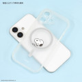 Japan Peanuts IIIIfit Plump Frame iPhone 17 Case with MagSafe - Snoopy : Grey - 2