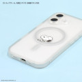 Japan Peanuts IIIIfit Plump Frame iPhone 17 Case with MagSafe - Snoopy : Grey - 3