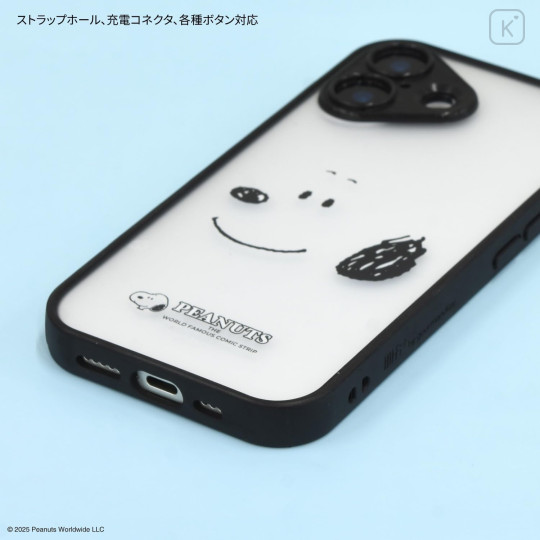 Japan Peanuts IIIIfit Plump Frame iPhone 17 Case - Snoopy : Face - 3