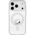 Japan Peanuts IIIIfit Plump Frame iPhone 17 Pro Case with MagSafe - Snoopy : Grey - 1