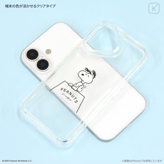 Japan Peanuts IIIIfit Clear iPhone 17 Pro Case - Snoopy - 2
