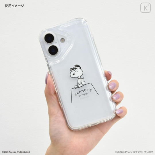 Japan Peanuts IIIIfit Clear iPhone 17 Pro Case - Snoopy - 4