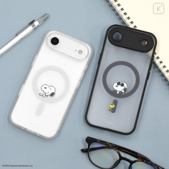 Japan Peanuts IIIIfit Plump Frame iPhone Air MagSafe Case - Snoopy : Joe Cool - 6