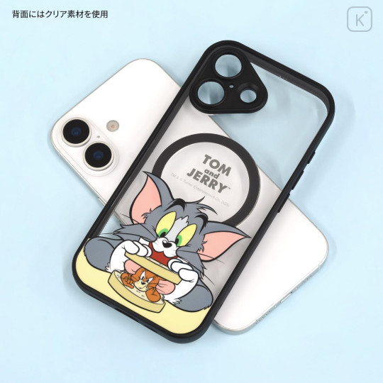 Japan Tom and Jerry IIIIfit Plump Frame iPhone 17 Case with MagSafe - Tom & Jerry : Sandwich - 2