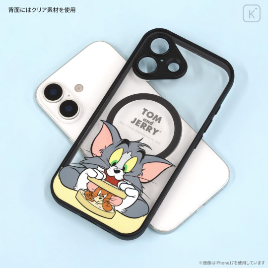 Japan Tom and Jerry IIIIfit Plump Frame iPhone Air Case with MagSafe - Tom & Jerry : Sandwich - 2
