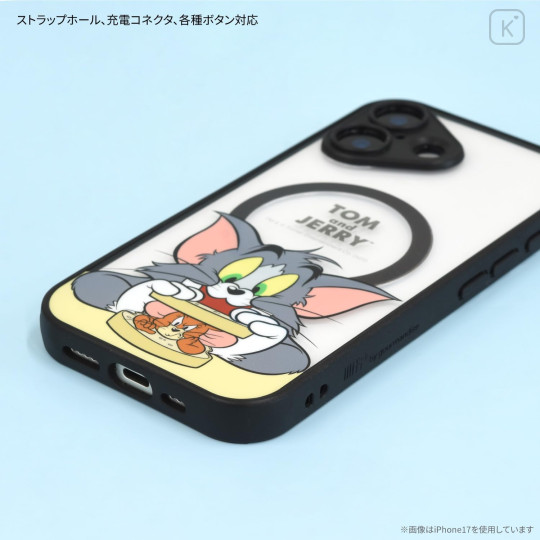 Japan Tom and Jerry IIIIfit Plump Frame iPhone Air MagSafe Case - Tom & Jerry : Sandwich - 3