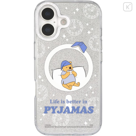 Japan Disney Camera Frame iPhone 17 Case with MagSafe - Pooh : Good Night - 1