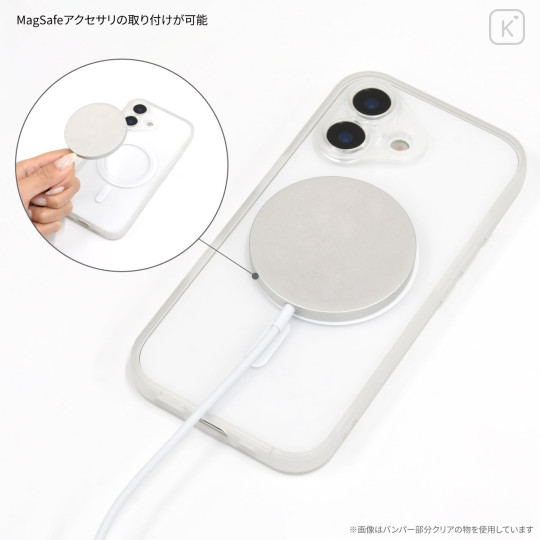 Japan Disney IIIIfit Plump Frame iPhone 17 MagSafe Case - Stitch - 4