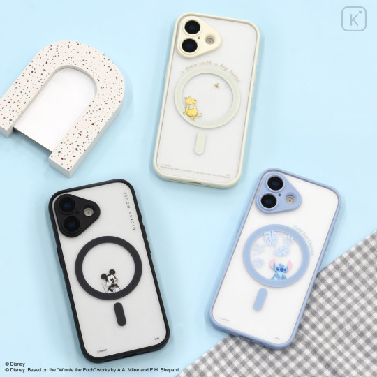 Japan Disney IIIIfit Plump Frame iPhone 17 MagSafe Case - Stitch - 6