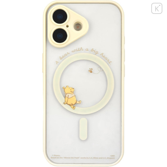 Japan Disney IIIIfit Plump Frame iPhone 17 MagSafe Case - Pooh - 1