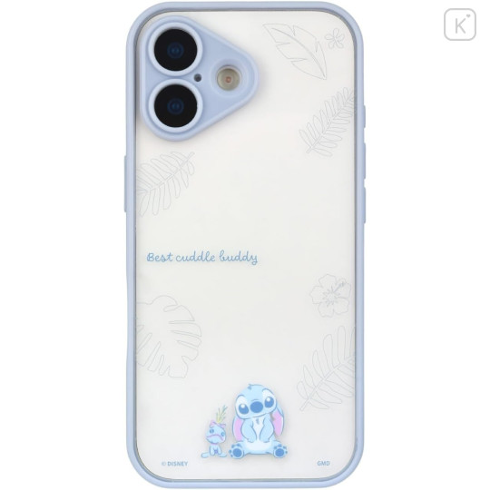 Japan Disney IIIIfit Plump Frame iPhone 17 Case - Stitch - 1