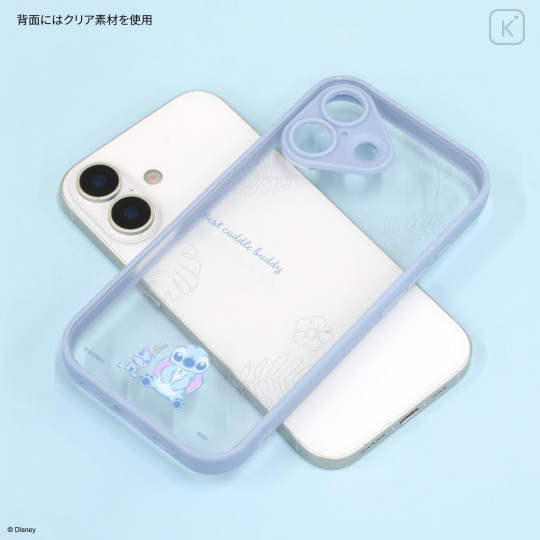 Japan Disney IIIIfit Plump Frame iPhone 17 Case - Stitch - 2