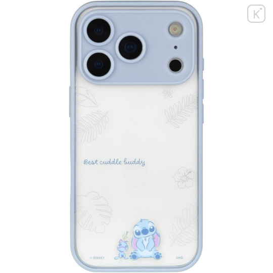 Japan Disney IIIIfit Plump Frame iPhone 17 Pro Case - Stitch - 1