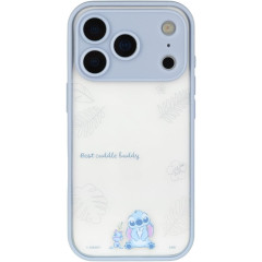 Japan Disney IIIIfit Plump Frame iPhone 17 Pro Case - Stitch