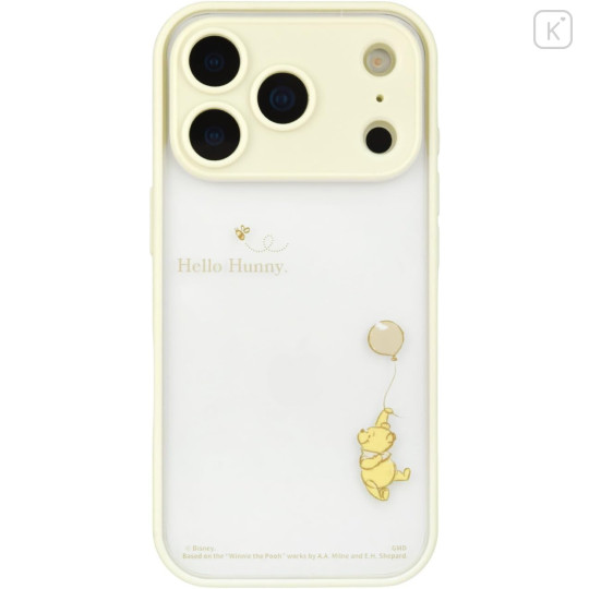 Japan Disney IIIIfit Plump Frame iPhone 17 Pro Case - Pooh - 1
