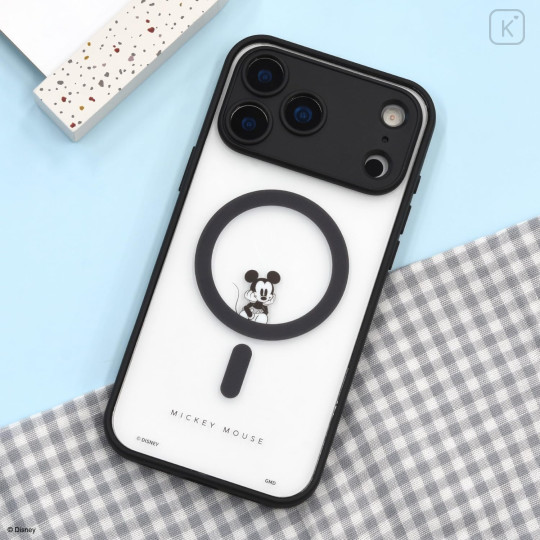 Japan Disney IIIIfit Plump Frame iPhone 17 Pro Max Case with MagSafe - Mickey - 6